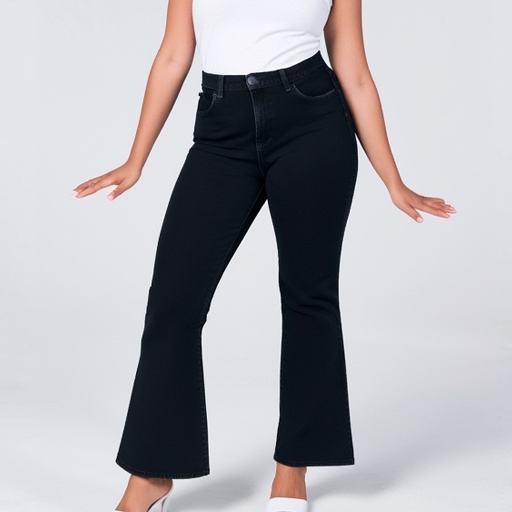 Proenza Schouler Mid Rise Wide Leg Dark Wash Raw Hem Cropped Jeans Women’s 28 M